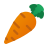 icons8 zanahoria 48